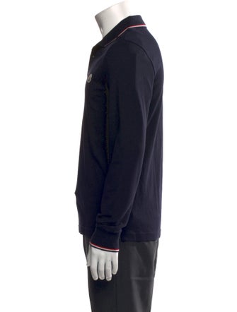 Moncler Collar Long Sleeve Polo Shirt