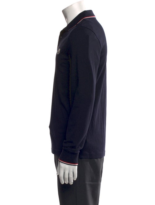 Moncler Collar Long Sleeve Polo Shirt
