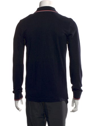 Moncler Collar Long Sleeve Polo Shirt