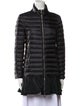 Moncler Nylon Faux Fur Coat