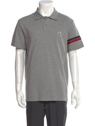 Moncler Collar Short Sleeve Polo Shirt