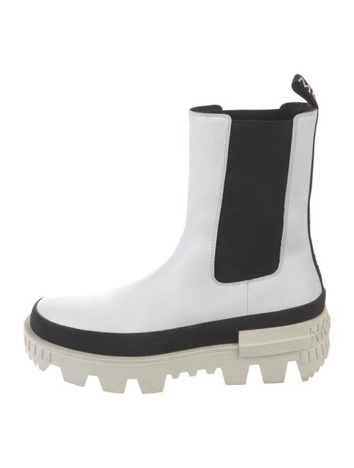 Moncler Coralyne Leather Chelsea Boots