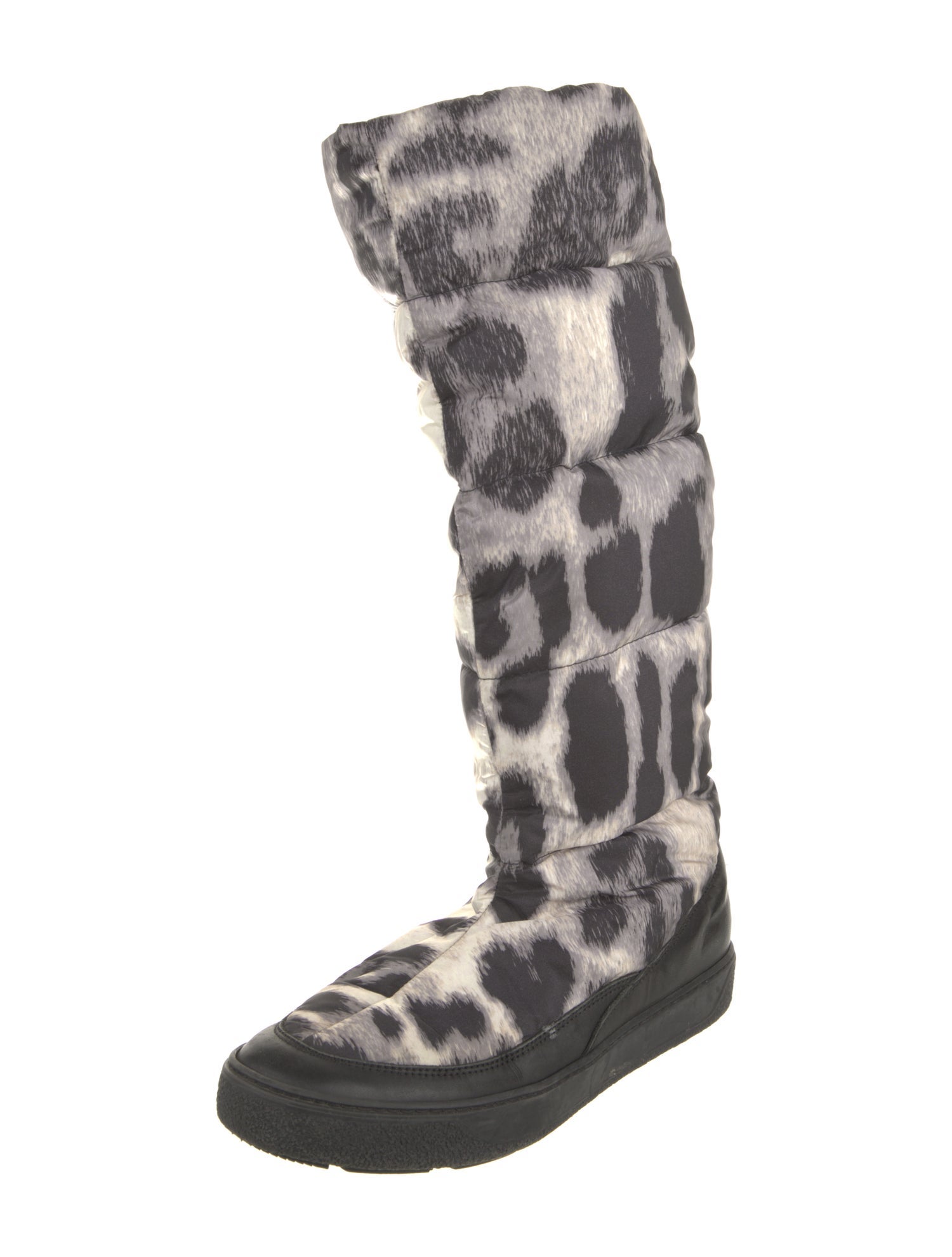Moncler Down Animal Print Boots