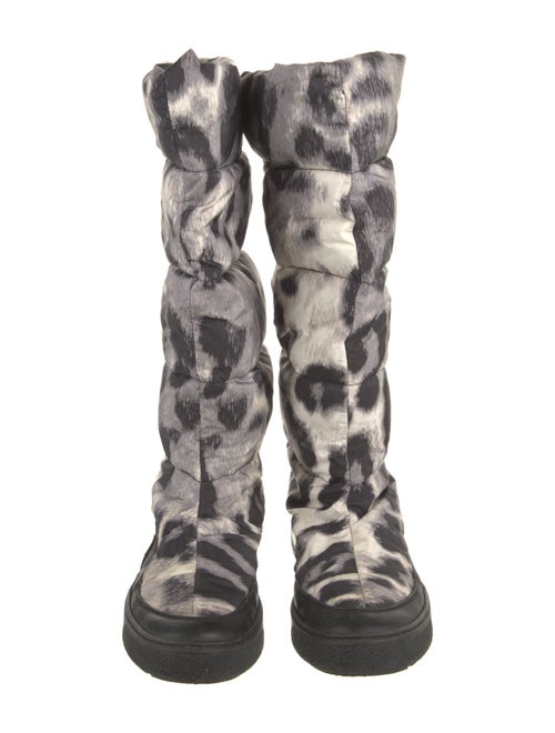 Moncler Down Animal Print Boots