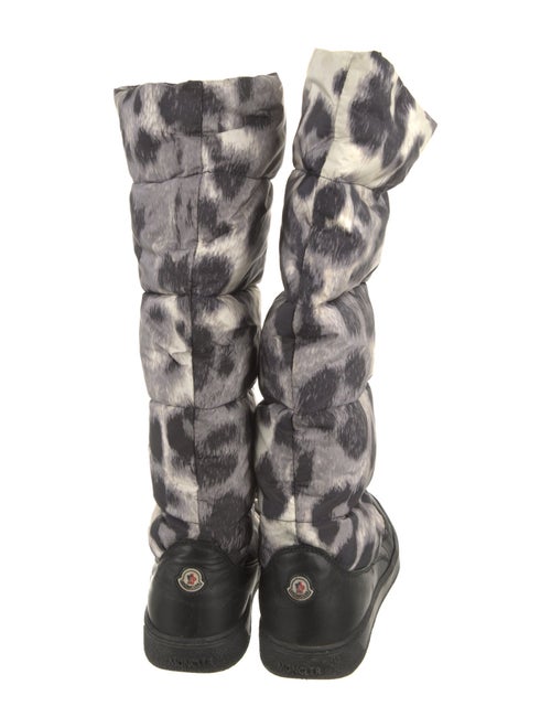 Moncler Down Animal Print Boots