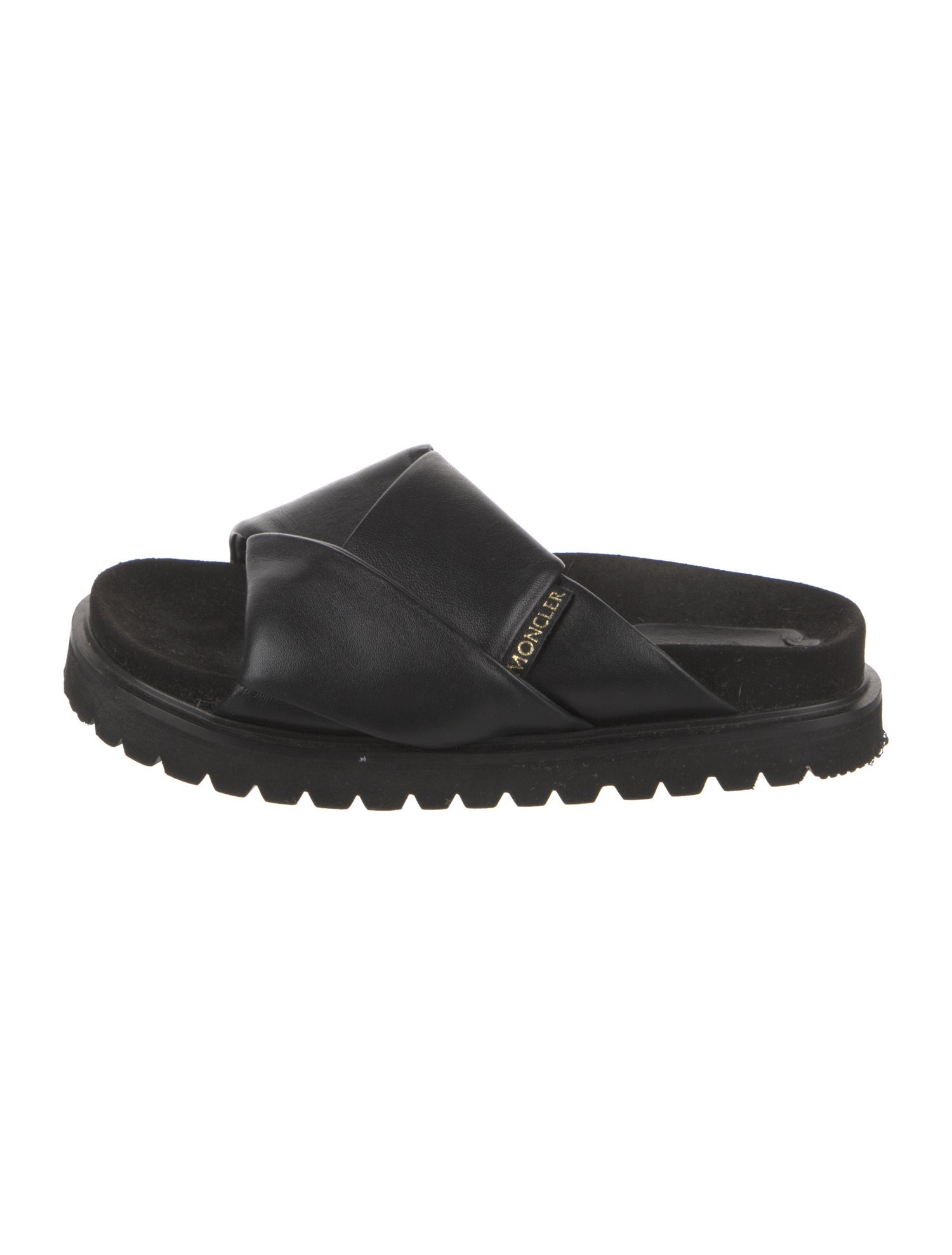 Moncler Leather Slides