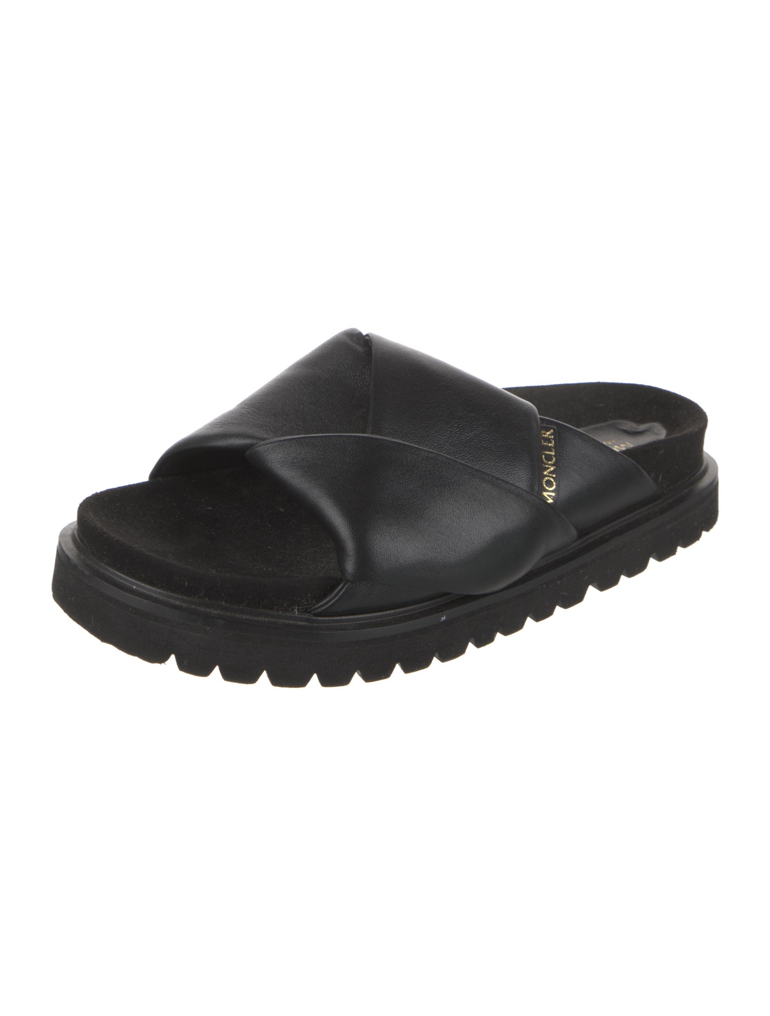Moncler Leather Slides