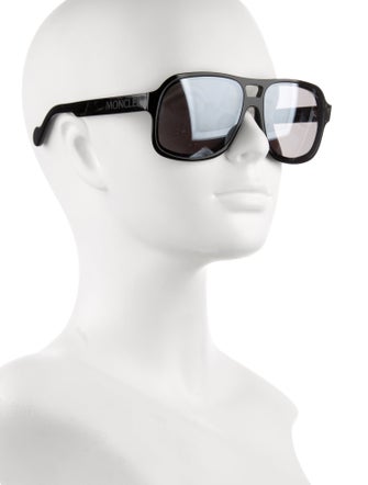 Moncler Square Mirrored Sunglasses