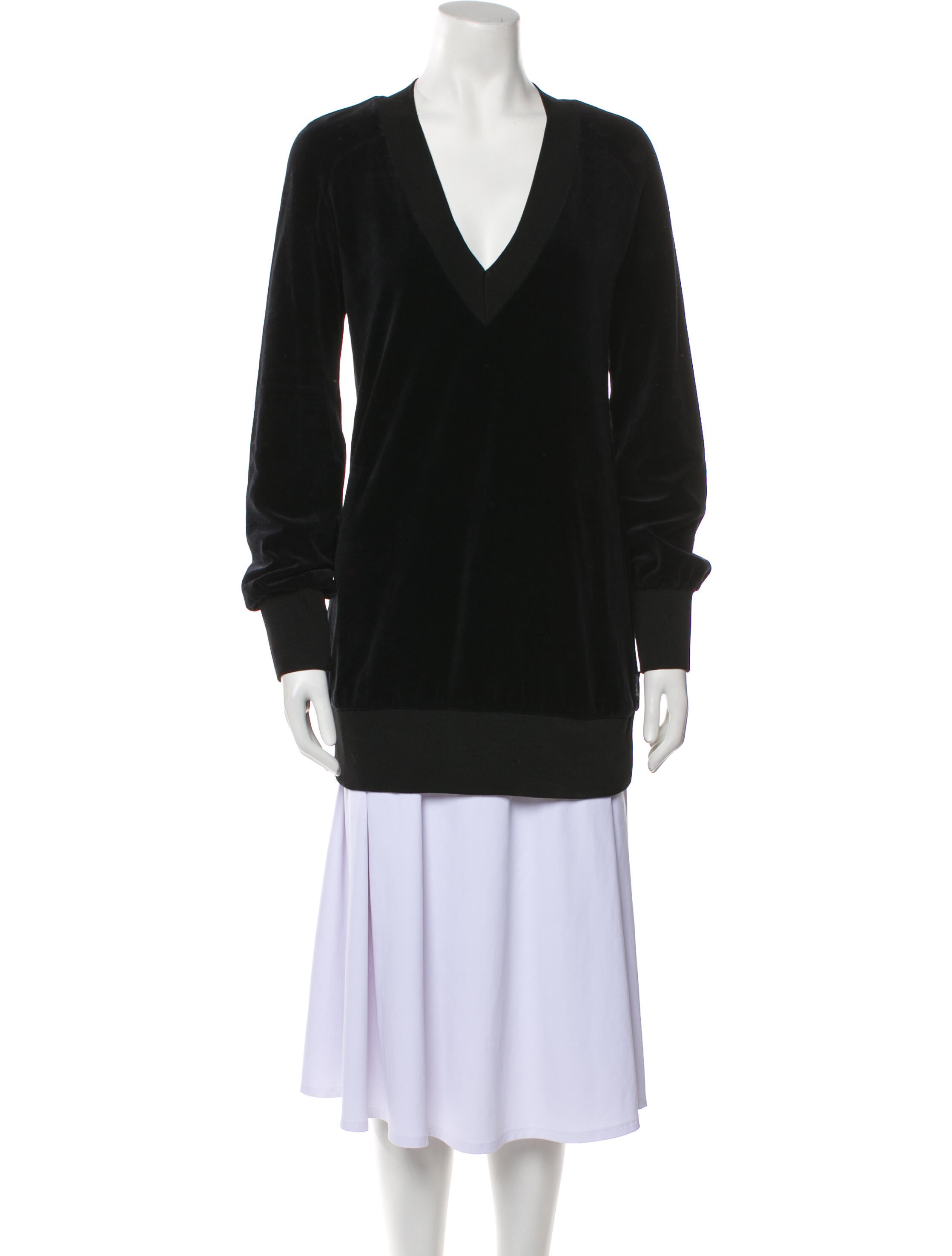 Moncler V-Neck Long Sleeve Tunic