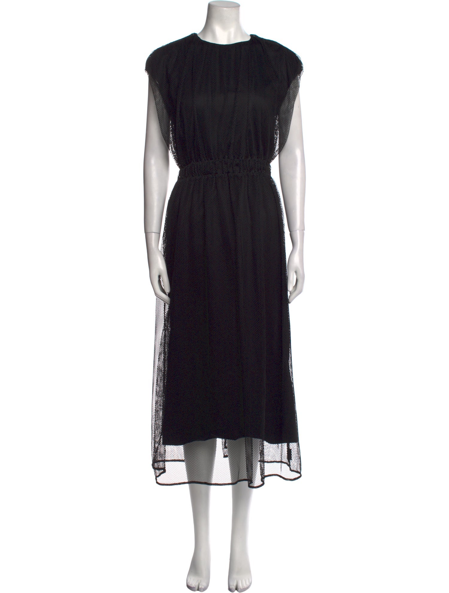 Moncler Crew Neck Long Dress