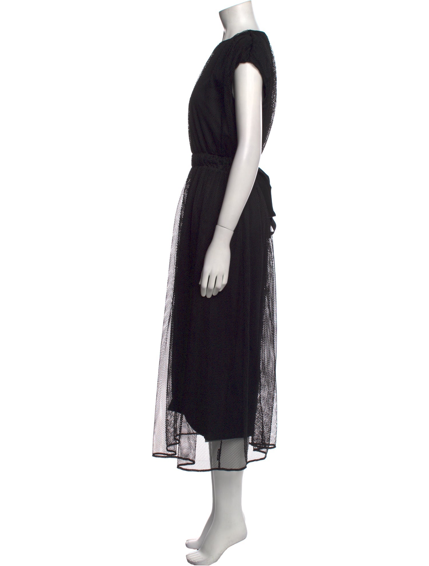 Moncler Crew Neck Long Dress