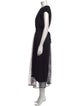Moncler Crew Neck Long Dress