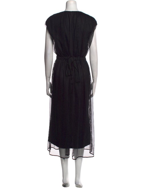 Moncler Crew Neck Long Dress