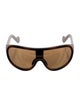 Moncler Shield Mirrored Sunglasses