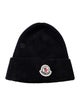 Moncler Blue Knitted Embroidered Beanie