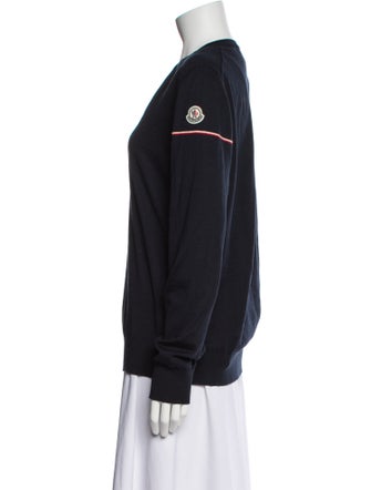 Moncler Virgin Wool V-Neck Sweater