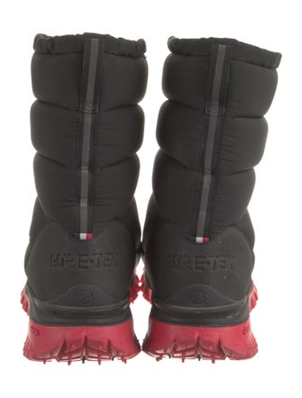 Moncler Nylon Lace-Up Boots