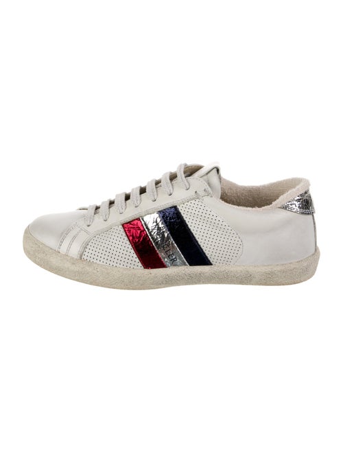 Moncler Leather Lasercut Accents Sneakers