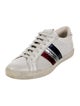 Moncler Leather Lasercut Accents Sneakers