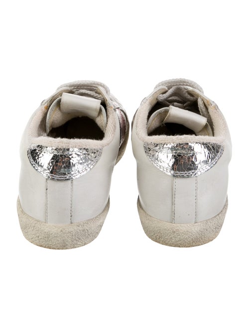 Moncler Leather Lasercut Accents Sneakers