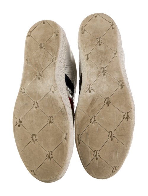 Moncler Leather Lasercut Accents Sneakers