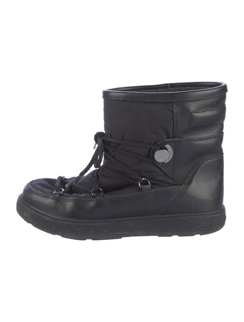 Moncler Nylon Lace-Up Boots