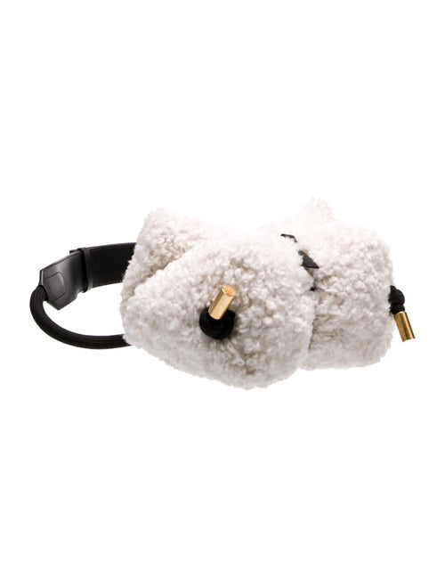 Moncler Faux Fur Shoulder Bag