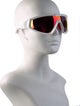 Moncler Shield Mirrored Sunglasses
