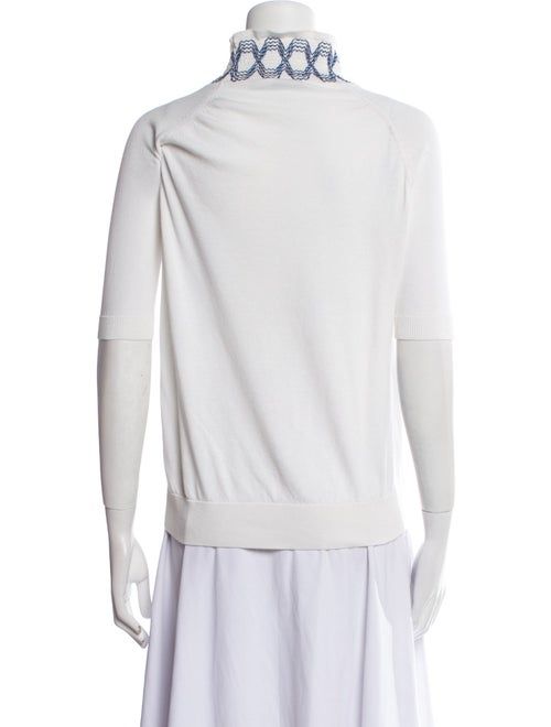 Moncler Mock Neck Short Sleeve Sweatshirt