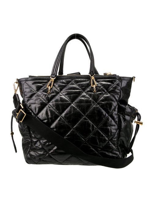 Moncler Leather Weekender Bag