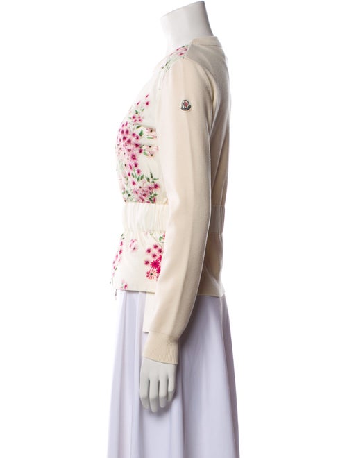 Moncler Floral Print Down Jacket