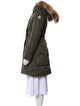 Moncler Down Fur Coat