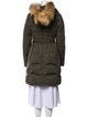 Moncler Down Fur Coat