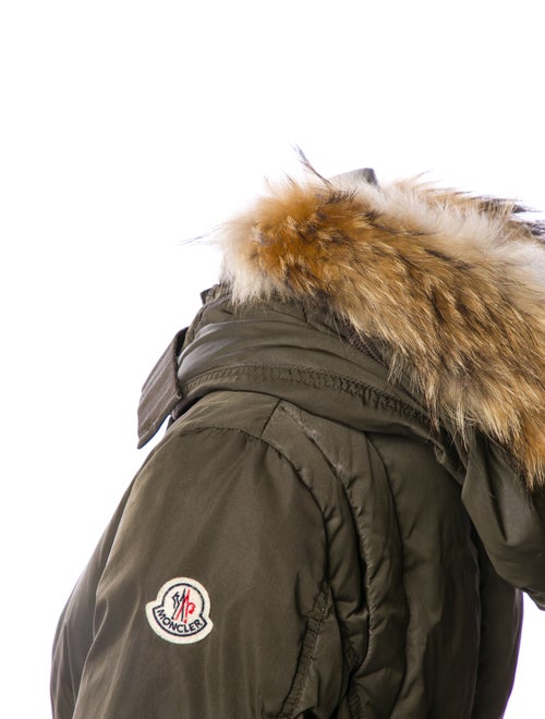 Moncler Down Fur Coat