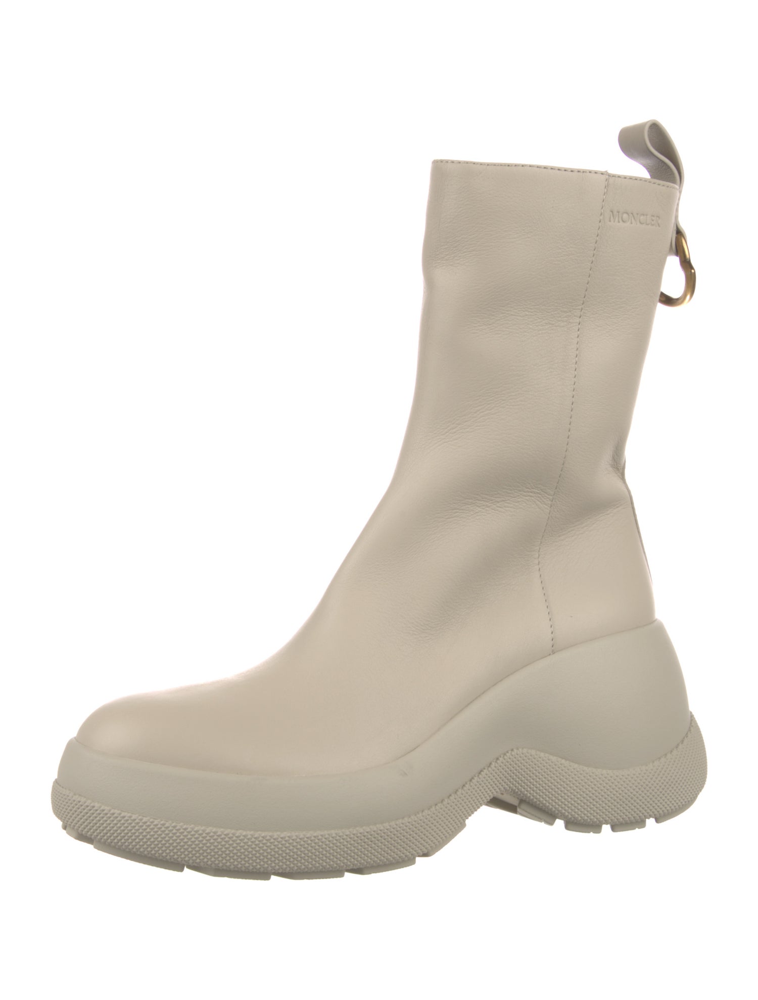 Moncler Leather Rain Boots