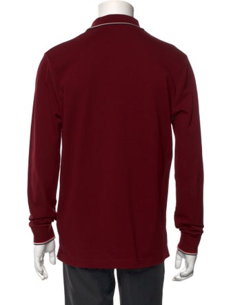 Moncler Collar Long Sleeve Polo Shirt