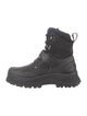 Moncler Suede Lace-Up Boots