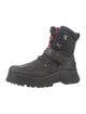 Moncler Suede Lace-Up Boots