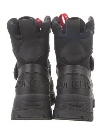Moncler Suede Lace-Up Boots
