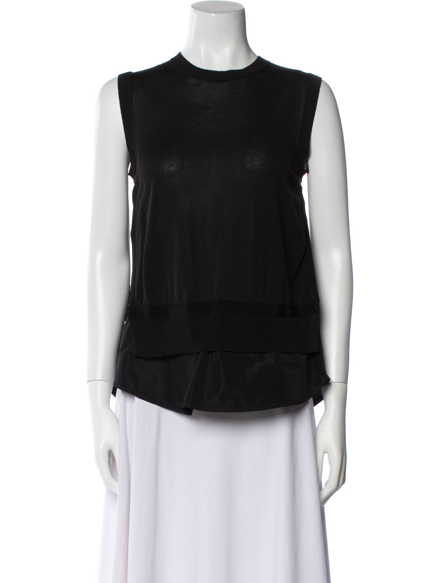 Moncler Crew Neck Sleeveless Top