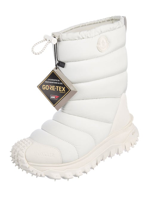 Moncler Nylon Lace-Up Boots