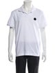 Moncler V-Neck Short Sleeve Polo Shirt