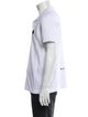 Moncler V-Neck Short Sleeve Polo Shirt