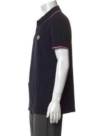 Moncler Collar Short Sleeve Polo Shirt