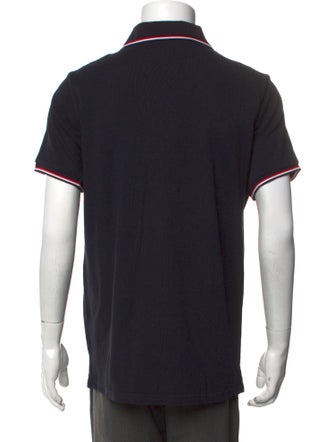 Moncler Collar Short Sleeve Polo Shirt