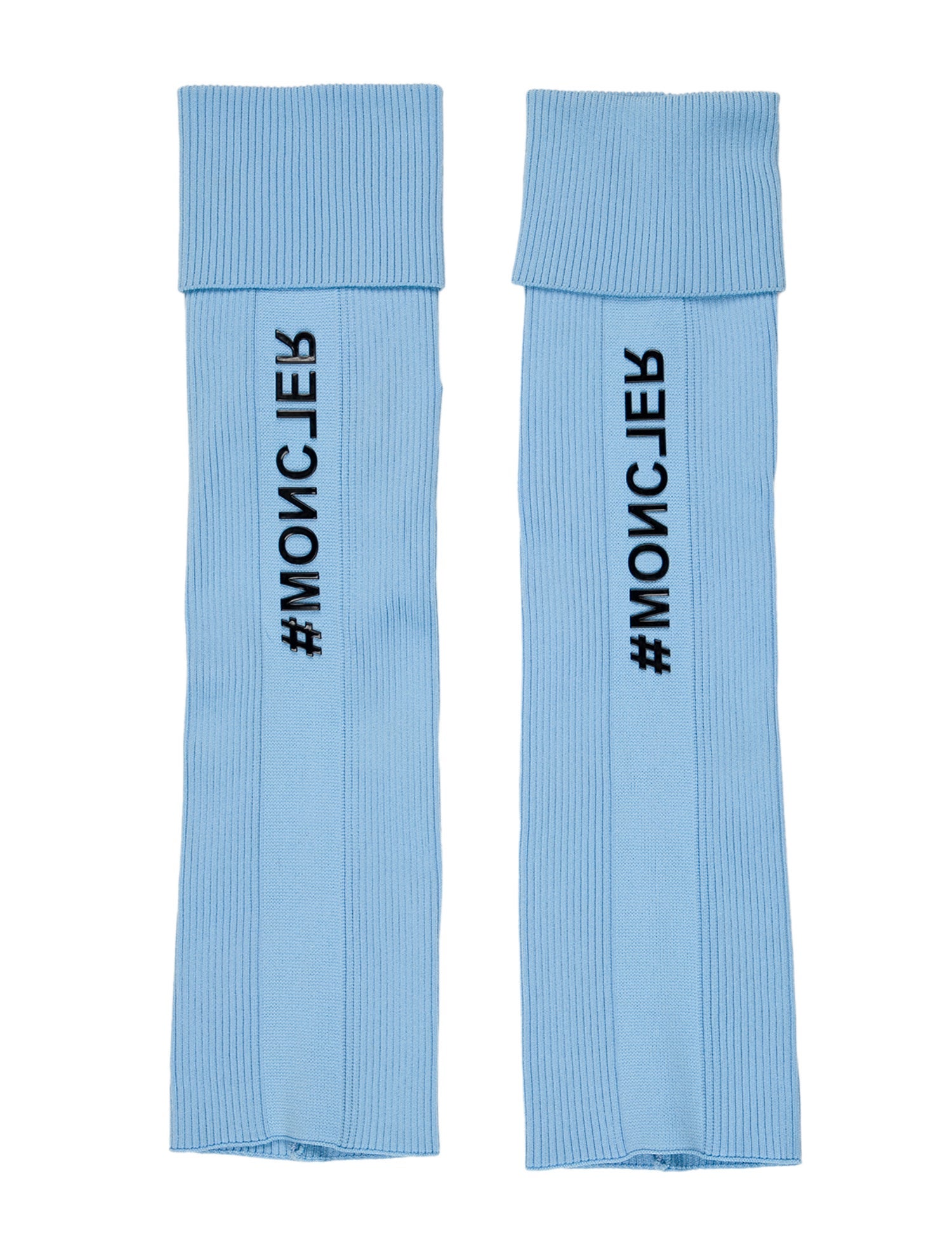 Moncler Day-Namic Logo Leg Warmers w/ Tags