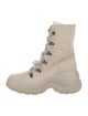 Moncler Suede Lace-Up Boots