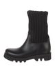 Moncler Leather Rain Boots