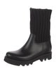 Moncler Leather Rain Boots