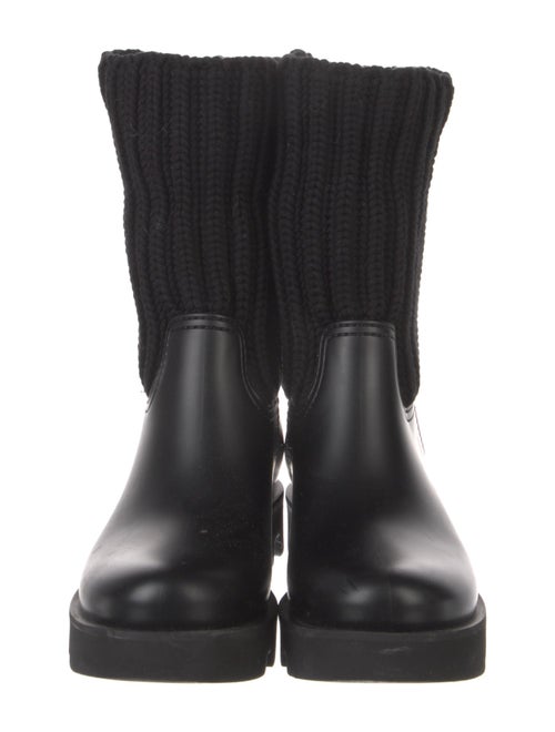 Moncler Leather Rain Boots
